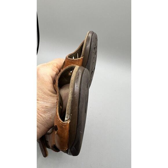 Merrell Evera Chase Tan Leather 3'' Heel Slingback Cycling Sandal J58052 Size 9 - Picture 13 of 14